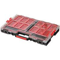 Grand organisateur avec bacs Arx, 21" x 15" x 3", Noir The Estey Group