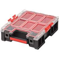 Organisateur moyen haut avec bacs Arx, 10-2/5" x 14-3/10" x 4-1/5", Noir The Estey Group