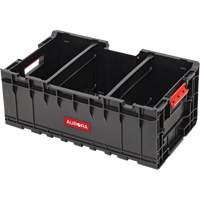 Caisse &agrave; outils avec s&eacute;parateurs Arx, 22-7/10" x 14-1/10" x 9-3/10", Noir The Estey Group