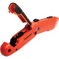Auto-Retracting Safety Knife, 1", Steel, Aluminum Handle The Estey Group