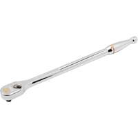 120XP Full Polish Chrome Extra Long Handle Teardrop Ratchet, 1/4" Drive, Ergonomic Handle The Estey Group