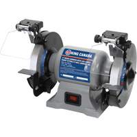 Bench Grinder with LED Lights, 6" Wheel Diameter, 3450 RPM The Estey Group