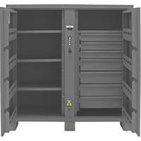 Jobsite Storage Cabinet, Steel, 59 Cubic Feet, Grey The Estey Group
