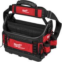 PackOut Structured Tote, Polyester, 39 Pockets, Black/Red The Estey Group