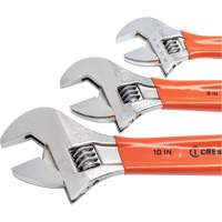 Cushion Grip Wrench Set, Adjustable, 3 Pieces The Estey Group