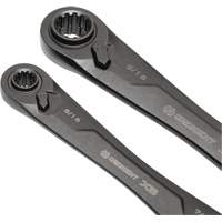 X6 4-in-1 Black Oxide Spline Ratcheting SAE Wrench Set, 2 Pieces, Imperial The Estey Group