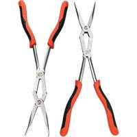 X2 Straight and Bent Long Nose Dual Material Plier Set, 2 Pieces The Estey Group