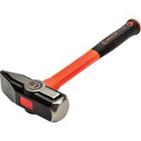 Marteau de forgeron fibre de verre, Poids de la t&ecirc;te 4 lb, 14" lo The Estey Group