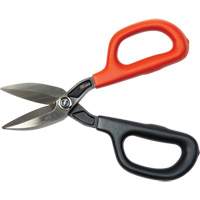 Straight Pattern Tinner Snips, 1-31/50" Cut Length, Straight Cut The Estey Group