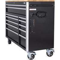HDRC5212 Armoire mobile de s&eacute;rie HD, 12 tiroirs, 51-1/4" la x 21" p x 40-3/10" h, Noir The Estey Group