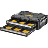 TOUGHSYSTEM&reg; 2.0 DXL 2 Drawers Unit, 30" x 21-13/20" x 10", Black/Yellow The Estey Group