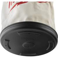 Utility Bucket Bag, 11-81/100" L x 11-81/100" W x 14-57/100" H, Polyester, White The Estey Group