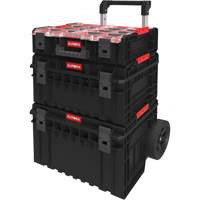 Arx 3-Piece Modular Starter Kit, 23"/25-1/5" x 19"/15-1/5" x 12-3/5"/26"/6-4/5", Black/Red The Estey Group