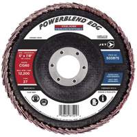 POWERBLEND EDG Curved Edge Flap Disc, 5" x 7/8", Type 27, CG60 Grit, Ceramic The Estey Group