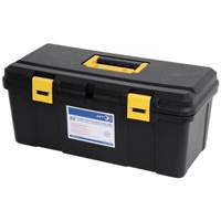 Coffre &agrave; outils portatif en plastique JPTB-22, 22" la x 10-1/4" p x 9-1/2" h, Noir The Estey Group