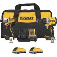 XR&reg; 2-Tool Hammer Drill/Impact Combo Kit with POWERPACK Batteries, Lithium-Ion, 20 V The Estey Group