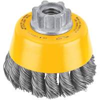 HP Carbon Knot Wire Cup Brush, 3" Dia. x 5/8"-11 Arbor The Estey Group