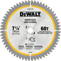 Lame circulaire en acier avec pointes en carbure de tungst&egrave;ne, 7-1/4", 60 dents, Pour Non ferre The Estey Group
