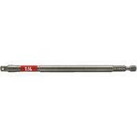 Impactech&reg; Impact Socket Adapter, 1/4" Drive Size, 1/4" Male Size, 6" L The Estey Group