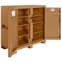 Model 139 Jobsite Cabinet with Padlock, Steel, 59.4 Cubic Feet, Tan The Estey Group