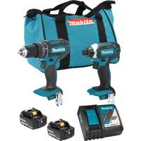 LXT Cordless Impact Driver & Hammer Drill/Driver Combo Kit, Lithium-Ion, 18 V The Estey Group