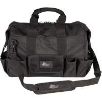 Phantom Collection 18" Contractor's Tool Bag, Ballistic Polyester, 25 Pockets, Black The Estey Group