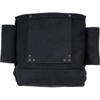 Phantom Collection Nut & Bolt Bag with 2 Sleeves, Canvas, 3 Pockets, Black The Estey Group