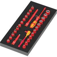 Insert en mousse pour jeu avec cliquet 8007 A VDE Zyklop VDE 1, 1000 V, 30 M The Estey Group