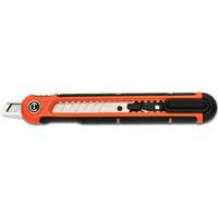 9mm Snap Off Blade Retractable Knife, Steel, Plastic Handle The Estey Group