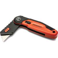 Folding Utility Knife, 1" Blade, Steel Blade, Aluminum Handle The Estey Group