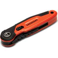 Folding Utility Knife, 1" Blade, Steel Blade, Aluminum Handle The Estey Group