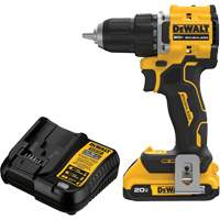 ATOMIC COMPACT SERIES Brushless Cordless Drill/Driver Kit, Lithium-Ion, 20 V, 1/2" Chuck The Estey Group