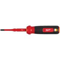2-in-1 1000V Insulated Flip Shank Multi-Bit Screwdriver, 8-4/5" L, Cushion Grip Handle The Estey Group
