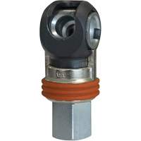 TOPQUIK SC Industrial Swing Quick Coupler, Nickel-Plated Steel, 3/8", Female NPT, 360 PSI The Estey Group