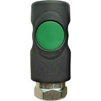TOPQUIK S1 Ultraflo 7.8 mm Quick Coupler, Polyester Composite/Stainless Steel, 1/4", Female NPT, 174 PSI The Estey Group