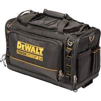 ToughSystem&reg; 2.0 Dirt Repellent Jobsite Tool Bag, 1680 Denier, 50 Pockets, Black/Yellow The Estey Group