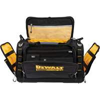 ToughSystem&reg; 2.0 Dirt Repellent Jobsite Tool Bag, 1680 Denier, 50 Pockets, Black/Yellow The Estey Group