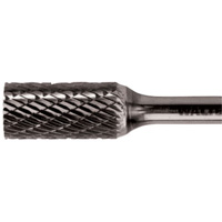 Double Cut Cylindrical Carbide Burr, 1/2" Dia., 1/4" Shank, 1" Depth of Cut The Estey Group