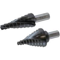 Multi-Step Drill Bit, 1/4" - 1-3/8" , 1/8" Increments, High Speed Steel The Estey Group
