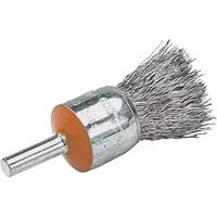 Brosses mont&eacute;es &agrave; fils cr&ecirc;p&eacute;s, 1/2", Fils 0,02", Tige 1/4" The Estey Group