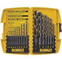 Jobber Drill Bit Set, 17 Pieces, High Speed Steel The Estey Group