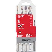 M/2 SDS-Plus Rotary Hammer Drill Bit Set, 5 Pieces, Carbide The Estey Group