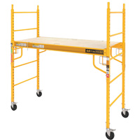 Mobile Work Scaffolding - Maxi Square Scaffolding, Steel Frame, 74" D x 74" H The Estey Group