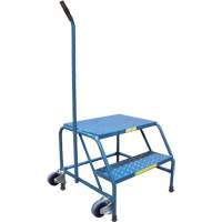 Tilt-N-Roll Step Stands, 2 Step(s), 24" L x 29" W x 19" H, 300 lbs. Capacity The Estey Group
