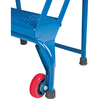Portable Folding Ladder, 2 Steps, Perforated, 20" High The Estey Group
