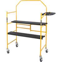 Jobsite Series 4' Safety Rail & Tool Shelf Scaffold Kit, Steel Frame, 49-1/2" D x 57-3/4" H The Estey Group