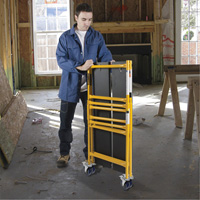 Jobsite Series 4' Basic Mini Scaffold Kit, Steel Frame, 41" D x 45-3/4" H The Estey Group