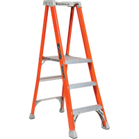 Industrial Heavy-Duty Pro Platform Stepladders (FXP1700 Series), 3', 300 lbs. Cap. The Estey Group