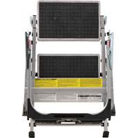 Tilt & Roll Step Stool Ladder, 2 Steps, 23" x 21" x 34.50" High The Estey Group