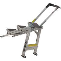 Tilt & Roll Step Stool Ladder, 3 Steps, 34" x 22" x 50.75" High The Estey Group